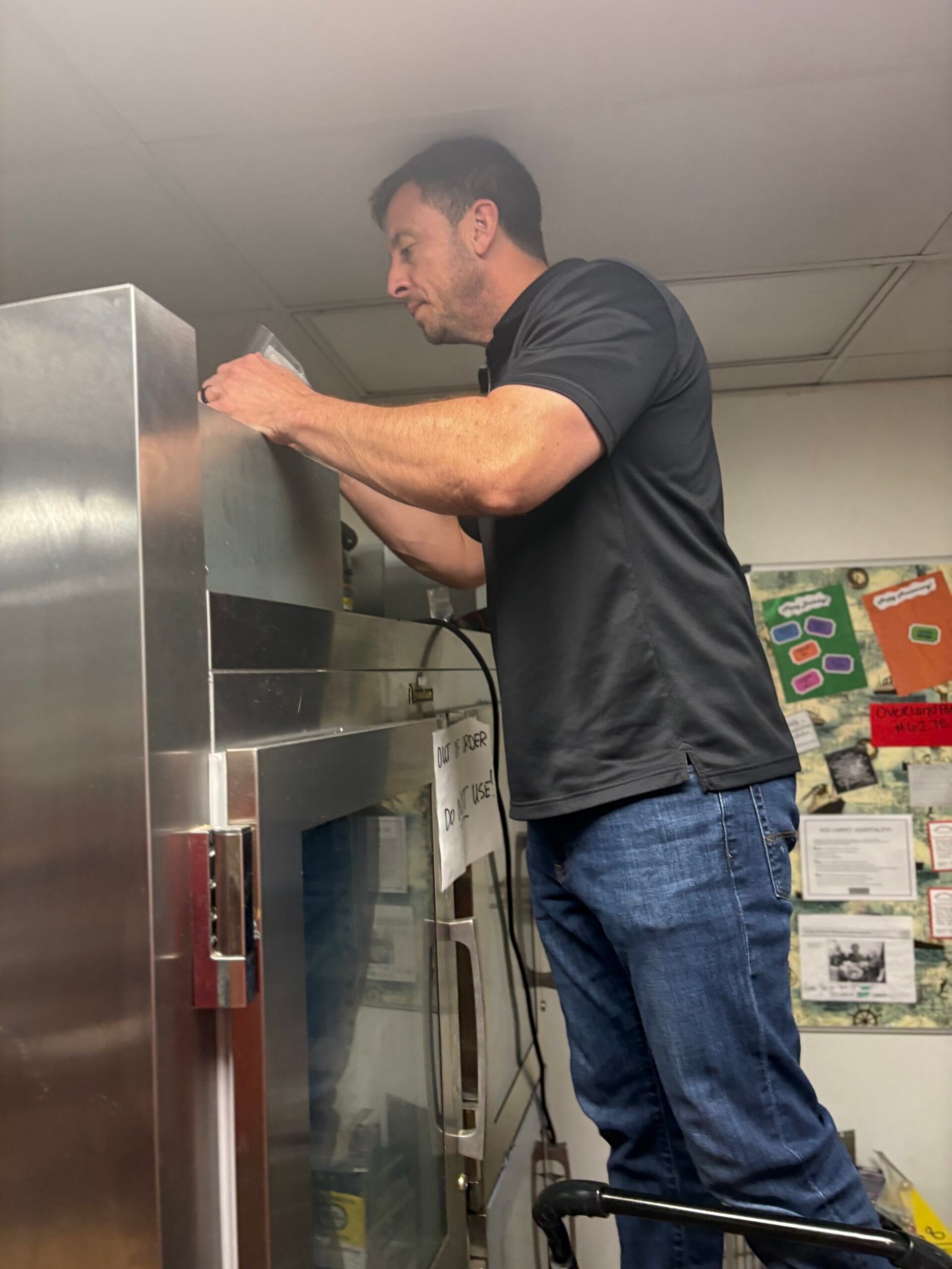 Washer repair between guest stays — Short-Term Rental